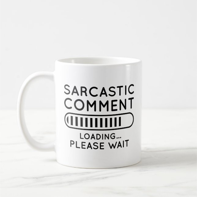 Sarcastic Commit Loading Kaffeetasse (Links)