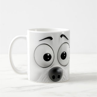 Sarcastic Dog Face 3D Kaffeetasse