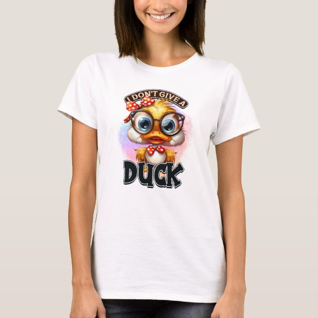 Sarcastic Duck Pun T-Shirt (Vorderseite)