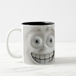 Sarcastic Face 3D-Tasse Zweifarbige Tasse