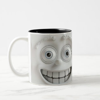 Sarcastic Face 3D-Tasse Zweifarbige Tasse
