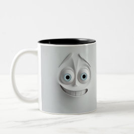 Sarcastic Face 3D-Tasse Zweifarbige Tasse