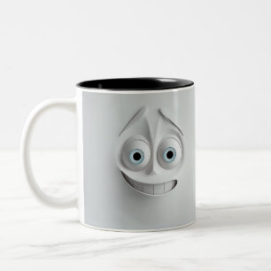Sarcastic Face 3D-Tasse Zweifarbige Tasse