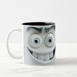 Sarcastic Face 3D-Tasse Zweifarbige Tasse