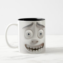 Sarcastic Face 3D-Tasse Zweifarbige Tasse