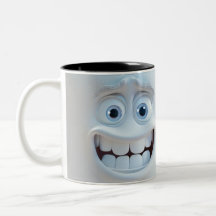 Sarcastic Face 3D-Tasse