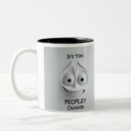 Sarcastic Face 3D-Tasse Zweifarbige Tasse
