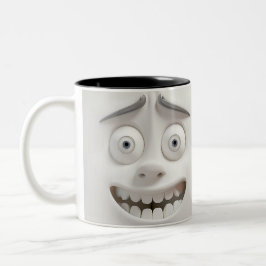Sarcastic Face 3D-Tasse Zweifarbige Tasse