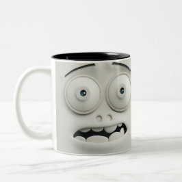 Sarcastic Face 3D Zweifarbige Tasse