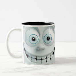 Sarcastic Face 3D Zweifarbige Tasse
