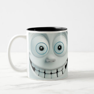 Sarcastic Face 3D Zweifarbige Tasse