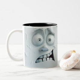 Sarcastic Face 3D Zweifarbige Tasse
