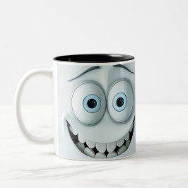Sarcastic Face 3D Zweifarbige Tasse