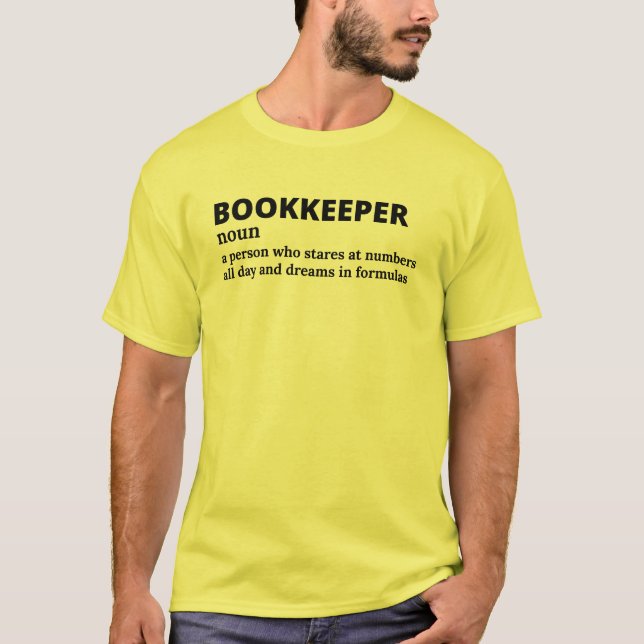 Sarcastic Financial Analyst Definition T-Shirt (Vorderseite)
