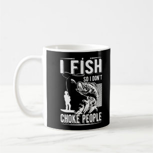 Sarcastic Fisherman Funny Fish Sarcasm Kaffeetasse