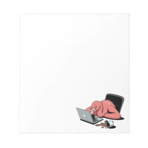 Sarcastic Flamingo Funny Office Geschenk Notizblock