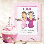 Sarcastic Funny Mother Mama Mum Cartoon Geburtstag Karte<br><div class="desc">Lacht deine Mutter gerne? Diese sarkastische und lustige Geburtstagskarte hat eine tolle Lochlinie,  um ihr ein Lächeln auf das Gesicht zu setzen</div>