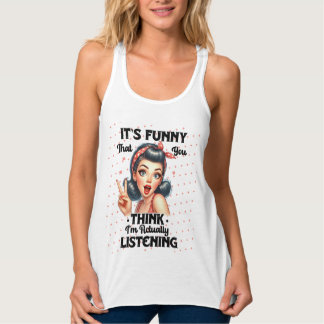 Sarcastic Funny Quote Girls Ding Tank Top