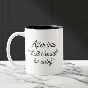 Sarcastic Funny überlebt den Tagelöhner Zweifarbige Tasse