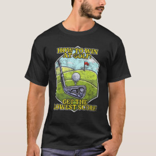 Sarcastic Golf Inspiriert Golf Sarcasm Verwandter T-Shirt