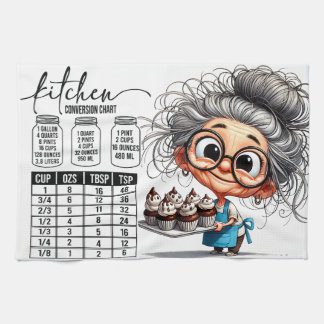 Sarcastic Kitchen Chart Geschirrtuch
