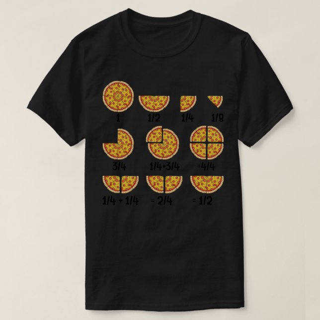 Sarcastic Mathematiker Pizza Cheese Quick Mah Fr T-Shirt (Design vorne)