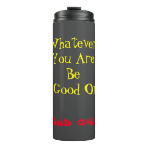 Sarcastic Motivierend Typographic Thermal Tumbler Thermosbecher