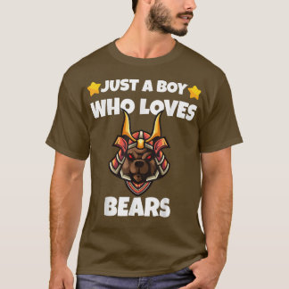 Sarcastic nur ein Junge, der Lieben Bears Addict M T-Shirt