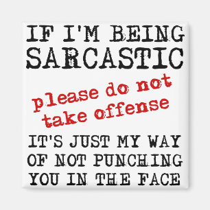 Sarcastic Offensive Funny Kühlschrankmagnet Quotes Magnet