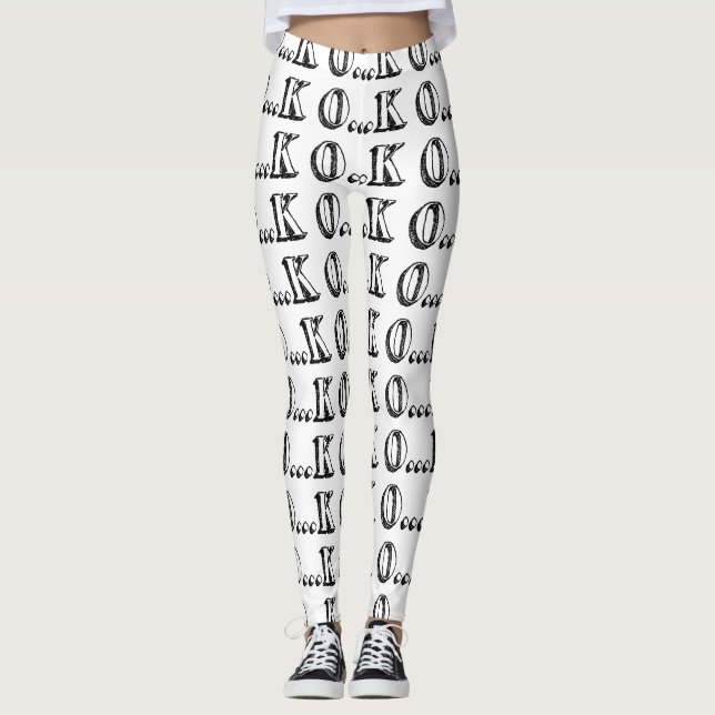 Sarcastic OK Leggings (Vorderseite)