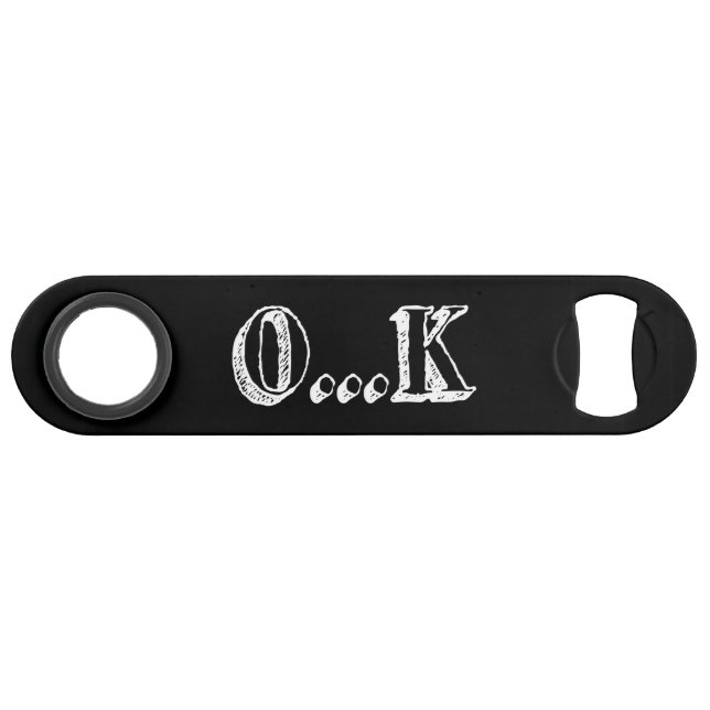 Sarcastic OK Speed Flaschenöffner (Vorderseite (Horizontal))