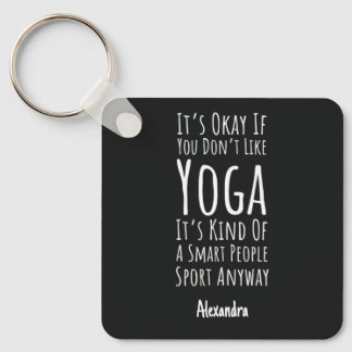 Sarcastic Personalized Yogi Gifts For Yoga Lover Schlüsselanhänger