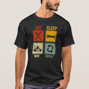 Sarcastic Retro für mäher, die schlafende Maus ess T-Shirt