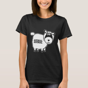 Sarcastic Scared Sheep Artwork T-Shirt