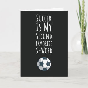 Sarcastic Soccer Cards Boys Sport für ihn lustig Karte