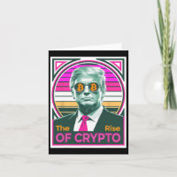 Sarcastic Trump der Aufstieg von Crypto Bitcoin Ki