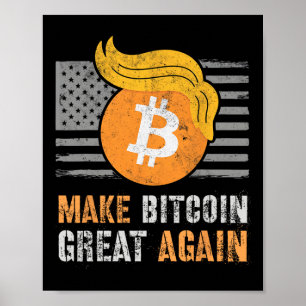 Sarcastic Trump macht Bitcoin wieder zum großen Sp Poster