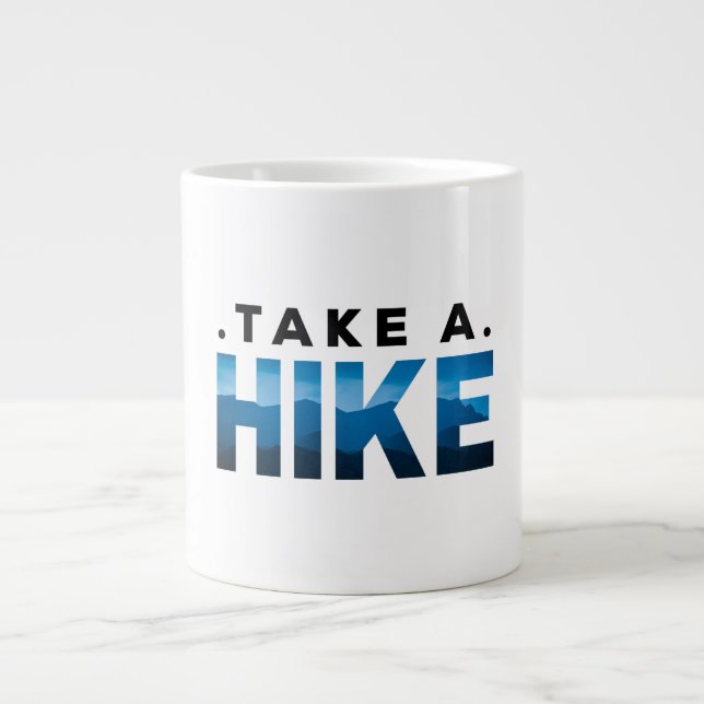 Sarcastic wandern , Wandergeschenk für Hiker, Hik Jumbo-Tasse (Vorderseite)