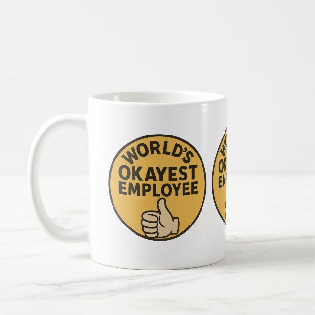 Sarcastic Work Tasse - Weltbeste Mitarbeiterkera (Links)