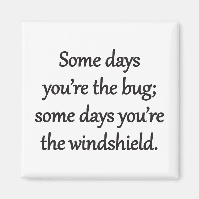 Sarcastic Zen Satz - The Bug And The Windshield Magnet (Vorne)