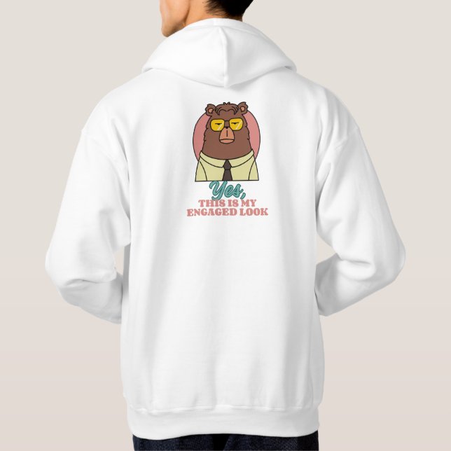 Sarcastische Beer - hoodie (Rückseite)