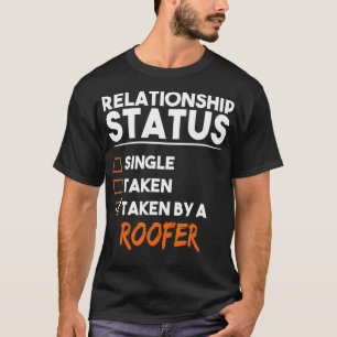 Sarcastische Geschenke, die von einem Roofer genom T-Shirt