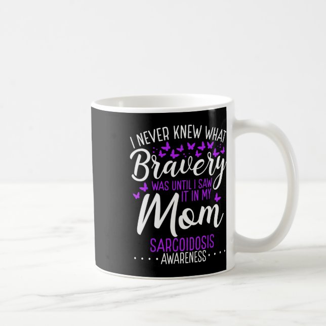 Sarcoidose Awareness Mama Mütter Tag Krieger Surv Kaffeetasse (Rechts)
