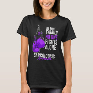 Sarcoidose Awareness Montag Boxing Gloves Lila R T-Shirt