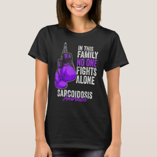 Sarcoidose Awareness Montag Boxing Gloves Lila R T-Shirt