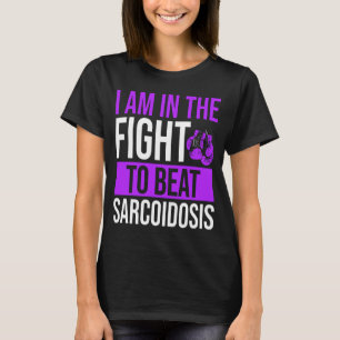 Sarcoidose Awareness Ribbon Beat Disease Krieger T-Shirt