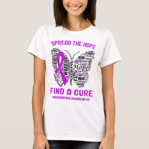 Sarcoidose Awareness Ribbon Support Geschenke T-Shirt