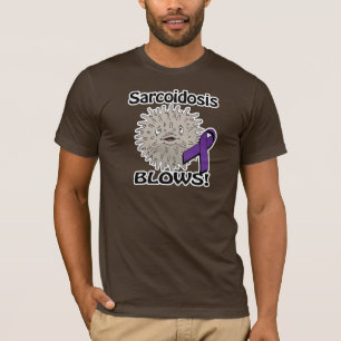 Sarcoidose Blows Awareness Design T-Shirt