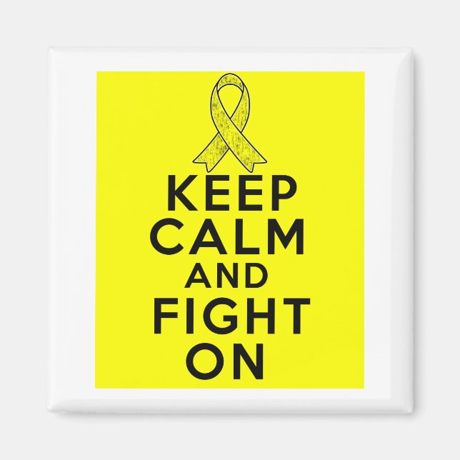 Sarcoma Behalte Ruhe und kämpft weiter Magnet (Vorne)