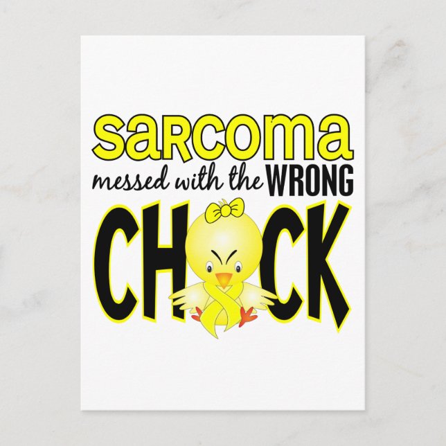 Sarcoma hat sich mit dem falschen Schwanz ausgespr Postkarte (Vorderseite)